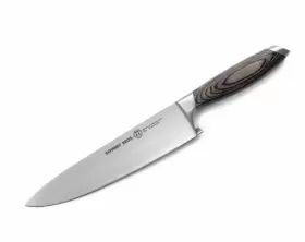 SBCBA07PM2 SCHMIDT BROS Brothers Chefs Knife Forged Steel Ash #2