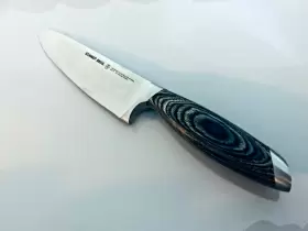 SBCBA07PM2 SCHMIDT BROS Brothers Chefs Knife Forged Steel Ash #3
