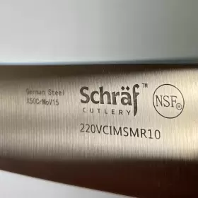 220VCIMSMR10 SCHR F CUTLERY Cimeter Knife Tprgrip Handle #3