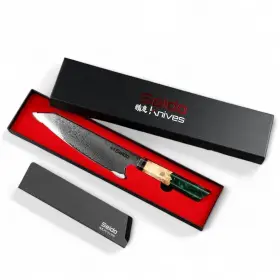 EIDO1026 SEIDO Knives Kiritsuke Damascus Chef Knife Wood