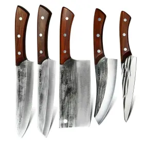 135760824983 SEIDO KNIVES Caveman Butcher Knife Set Meat