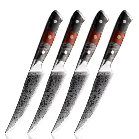 4-PIECE-AUS-10-STEAKKNVIES SEIDO KNIVES Inferuno Steak Knife