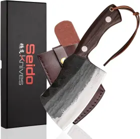 743615892501 SEIDO KNIVES Choppa Cleaver Knife Sharp Meat