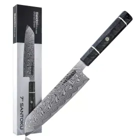 EP-SANTOKU-AUS-10 SEIDO KNIVES Epokishi Knife Supersteel