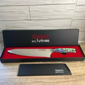 SK-CJCF153212504DW-GTDCKW SEIDO KNIVES Awabi Gyuto Chef Knife