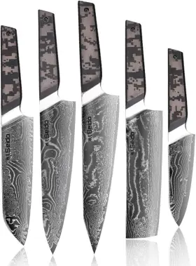 SK5PCCDKS-DMS-300S SEIDO KNIVES Meisai Damascus Steel Chef