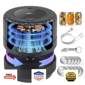 B0CGH244RN SELEPOW Electric Mason Jar Vacuum Sealer Mouth