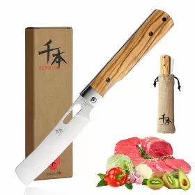 788470251985 SENBON Steel Ultra Sharp Pocket Folding Chef Kn