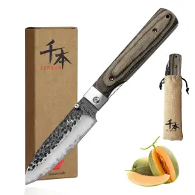 799849186920 SENBON Forged Steel Sharp Folding Chef Knife