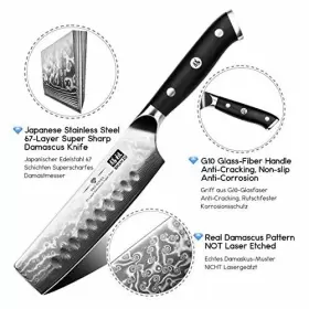 196852690701 SHAN ZU Chef Knife Damascus Sharp Kitchen #2
