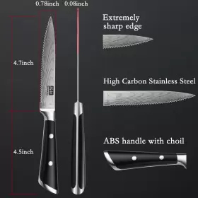 714757571293 SHAN ZU Steak Knife Set Knives Kitchen High #3