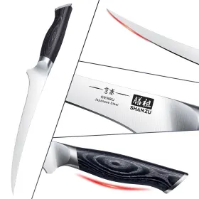 714757573655 SHAN ZU Fillet Knife Steel Boning Ultra Shar #3