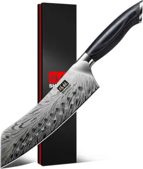SZCS-2024-019 SHAN ZU Santoku Knife Ultra Sharp Powder Steel