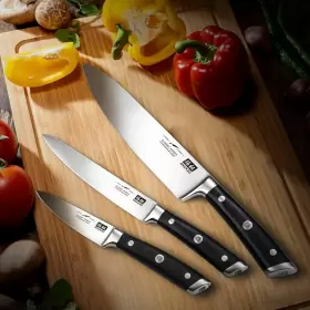 SZCST-2017-002 SHAN ZU Kitchen Knife Set Damascus Chef Knives #3