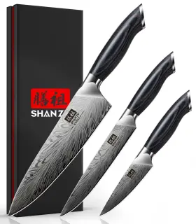 SZCST-2024-009 SHAN ZU Kitchen Knife Set Chef Powder Steel