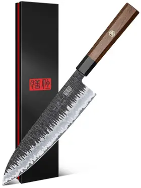 SZES-2025-002-1 SHAN ZU Chef Knife Forged Gyuto Layers High