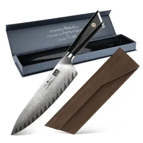 SZPCS-2021-011-S SHAN ZU Knife Damascus Kitchen Ultra Sharp