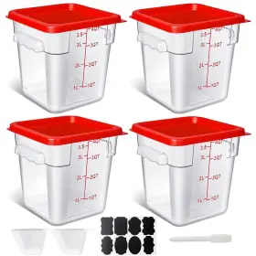 B0DZNPD239 SHANDERBAR Pack Food Storage Containers Lids