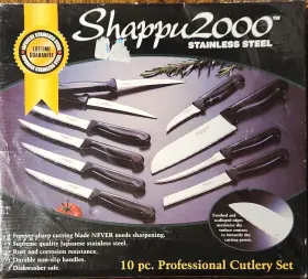 00111 SHAPPU Steel Cutlery Knife Set Forever Sharp