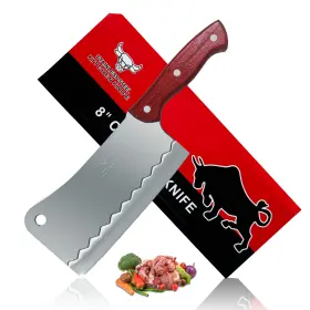 860011960195 SHARP Ultra Meat Cleaver Butcher Knife Steel