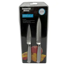 709996637565 SHARPER IMAGE Steel Essential Knife Set Paring
