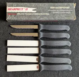 784274900029 SHARPKUT II Steak Knife Set Knives