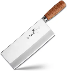 935732711938 SHI BA ZI ZUO Cleaver Knife Meat Chef Steel Veg