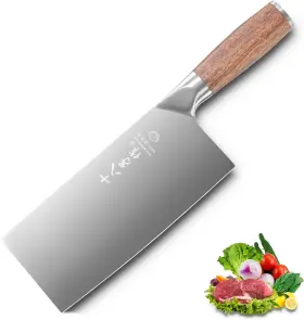 SL2118-B SHI BA ZI ZUO Sliver Blade Wooden Handle