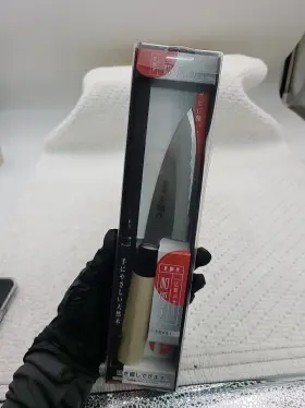 440-184 SHIMOMURA KOUGYOU Daimon Ya Steel Blade Kitchen Deba