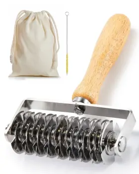 LC-001 SHINNINGHO Pastry Lattice Roller Cutter Steel Pasta