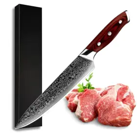 DMS-007D1 SHOKUNIN USA Chef Knife Kitchen Layers Damascus