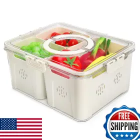 B0CQZFKHMQ SHOPWITHGREEN Fridge Storage Containers Lid Handle