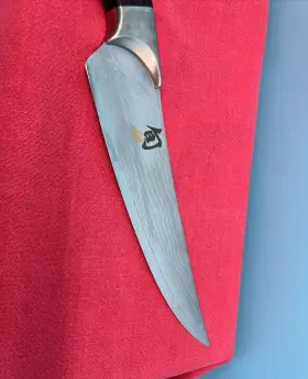DM-0509 SHUN Ken Onion Carving Knife Damascus Blade Pakkawood #2