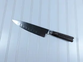 DM-0719 SHUN Classic Hollow Chef Knife Damascus Kai