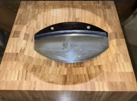 DM-0736 SHUN Damascus Steel Mezzaluna Knife