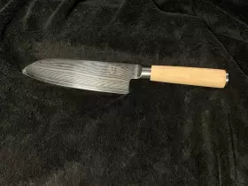 DM0702W SHUN Classic Blonde Santoku Knife Box