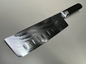 DM0739 SHUN Kai Nakiri Knife Nicks Bottom Blade