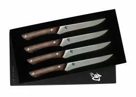 DMS0435 SHUN Shima Natural Steak Knife Set