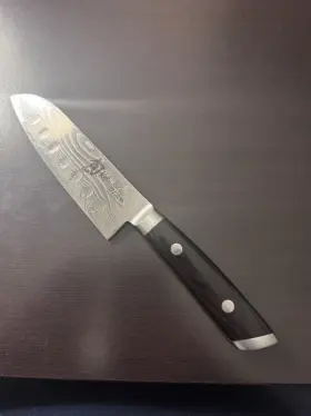 KDM0021 SHUN Kaji Hollow Santoku Knife