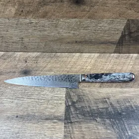 SG0722 SHUN Hiro Serrated Utility Knife Sg Damascus