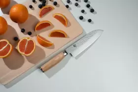 TDM0702W SHUN Premier Blonde Santoku Knife #2