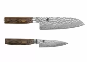 TDMS284 SHUN Premier Santoku Paring Knife Set
