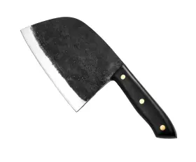 5L1-20-678 SI Butcher Knife Handmade Tang Carbon Steel Forged