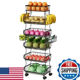 B0CLD7YHXP SIMPLE TRENDING Rolling Stackable Fruit Vegetable