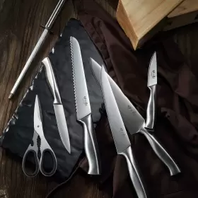 653854573581 SIXILANG Knife Set Steel Hollow Handle Manual #3
