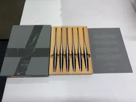 S-606E SKNIFE Swiss Table Knives Ash Set