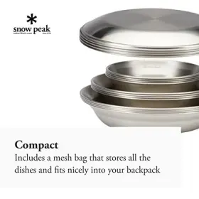 960589012077 SNOW PEAK Tableware Set Family #3