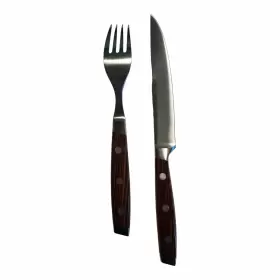 40074-455 SOLINGEN Felix Solicut Steak Knife Fork Set Steel #2