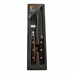 40074-455 SOLINGEN Felix Solicut Steak Knife Fork Set Steel