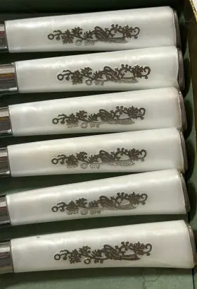 KIUTKNSOLINGEN6 SOLINGEN Steel Steak Knives Crown Awards #3